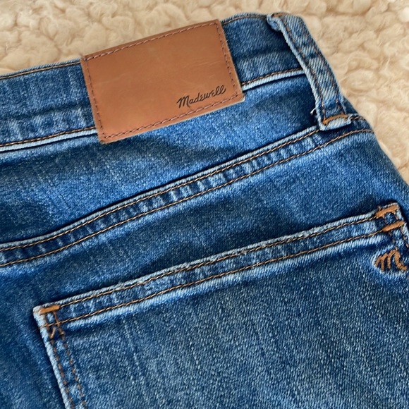 Women’s Madewell Distressed 9 inch High Rise Skinny Jeans size 28T - Picture 8 of 11